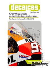 Decalcas: Vacuum formed parts 1/12 scale - Honda RC213V - for Tamiya reference TAM14130