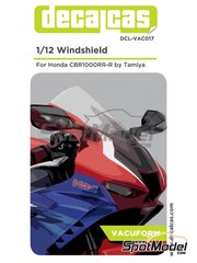 Decalcas: Vacuformado escala 1/12 - Honda CBR1000RR-R Fireblade SP - piezas vacuformadas - para las referencias de Tamiya TAM14138 y TAM14141