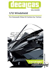 Decalcas: Vacuformado escala 1/12 - Kawasaki Ninja H2 Carbon - piezas vacuformadas - para la referencia de Tamiya TAM14136