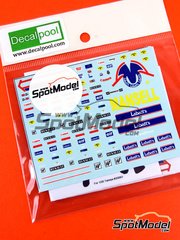 Decalpool: Marking / livery 1/20 scale - Nigel Mansell and crew sponsored by Camel - Nigel Ernest James Mansell (GB) - FIA Formula 1 World Championship 1992 - water slide decals - for Fujimi references FJ090702, 09070, GP-24, FJ090795, 09079 and GP-26