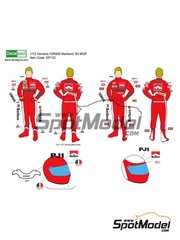 Decalpool: Marking / livery 1/12 scale - Kenny Roberts / Eddie Lawson sponsored by Marlboro - Kenny Roberts (US), Eddie Lawson (US) - Motorcycle World Championship 1983 - water slide decals and assembly instructions - for Tamiya references TAM14122, TAM14123 and TAM14124