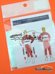 Decalpool: Marking / livery 1/12 scale - Niall Mackenzie Yamaha Marlboro Racing Team - Motorcycle World Championship 1989 - water slide decals and assembly instructions - for Decalpool reference DP178, or Hasegawa reference 21712