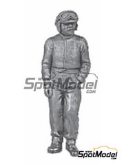 Denizen: Figure 1/43 scale - Standing casual pose, earlier helmet