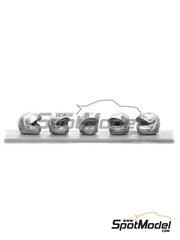 Denizen: Figure 1/43 scale - Racing helmets - white metal parts