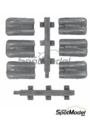 Denizen: Figure 1/43 scale - Armco Barrier curved end pieces