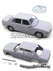 DiOlex Production: Car scale model kit 1/24 scale - BMW M5 E28 - 3D printed parts and vacuum formed parts