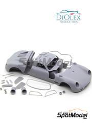 DiOlex Production: Car scale model kit 1/24 scale - Porsche 550 Vintech 2012 - 3D printed parts and vacuum formed parts