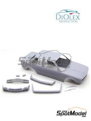 DiOlex Production: Car scale model kit 1/24 scale - BMW E30 Coupe, Late version - 3D printed parts and vacuum formed parts