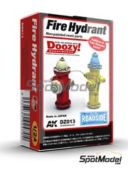 Doozy Modelworks: Scale model kit 1/24 scale - Fire hydrant - resin parts