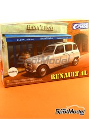Ebbro: Car scale model kit 1/24 scale - Renault 4L - plastic model kit