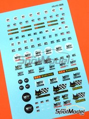 El Torito: Logotypes 1/24 scale - S.E.V. Marchal - water slide decals manufactured with digital technology