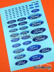 El Torito: Logotipos escala 1/24 - Ford - calcas de agua fabricadas con tecnologa digital
