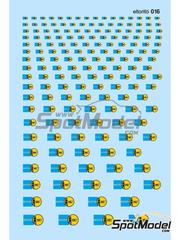 El Torito: Logotypes 1/24 scale - Bilstein Gasdruck Stoss Dampfer - water slide decals manufactured with digital technology
