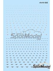 El Torito: Logotypes 1/24 scale - Bentley - water slide decals manufactured with digital technology