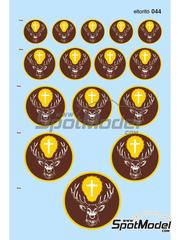 El Torito: Logotypes 1/24 scale - Jagermeister - Medium size - water slide decals manufactured with digital technology