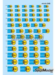 El Torito: Logotypes 1/24 scale - Bilstein Gasdruck Stoss Dampfer - Medium size - water slide decals manufactured with digital technology