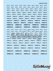 El Torito: Logotypes 1/24 scale - Carello - water slide decals manufactured with digital technology image