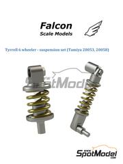 Falcon Scale Models: Detail up set 1/20 scale - Tyrrell Ford P34 - 3D printed parts - for Tamiya references TAM20053 and TAM20058 - 5 + 3 units