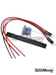 Falcon Scale Models: Lights 1/24 scale - Porsche 911 992 GT3 RS - 3D printed parts and other materials - for Tamiya reference TAM24370