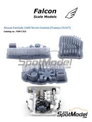 Falcon Scale Models: Detail up set 1/24 scale - Nissan Fairlady 240Z Street Custom - 3D printed parts and other materials - for Tamiya reference TAM24367