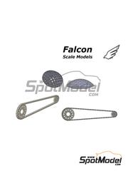 Falcon Scale Models: Cadena escala 1/12 - Ducati 900 Mike Hailwood Replica / Ducati 900 SS - piezas impresas en 3D - para las referencias de Tamiya TAM14019 y TAM14025 - 1 + 2 unidades