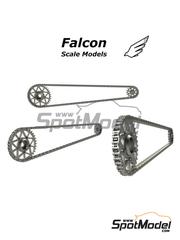 Falcon Scale Models: Cadena escala 1/12 - Yamaha YZR M1 2004 - piezas impresas en 3D - para las referencias de Tamiya TAM14098 y TAM14100