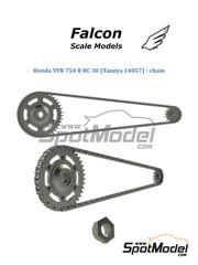 Falcon Scale Models: Cadena escala 1/12 - Honda VFR750R RC30 - piezas impresas en 3D - para la referencia de Tamiya TAM14125