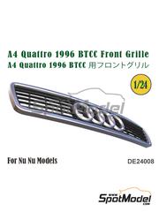 Fat Frog Models: Detail 1/24 scale - Front grille for Audi A4 Quattro BTCC 1996 - 3D printed parts - for Nunu reference PN24035 image