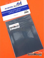 Flex i File: Sandpaper - Micro Finishing Cloth Abrasive Sheets Refill - 6000 Grit - 2 units