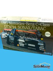 Fujimi: Car scale model kit 1/24 scale - Mercedes Benz AMG C-Class sponsored by Sonax Tabac #3, 4 - Roland Asch (DE) + Bernd Schneider (DE) - DTM - Deutsche Tourenwagen Masters 1994 - plastic model kit