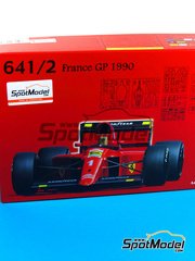Fujimi: Car scale model kit 1/20 scale - Ferrari 641/2 F1-90 Scuderia Ferrari Team sponsored by Agip Fiat #1 - Alain Prost (FR) - French Formula 1 Grand Prix 1990