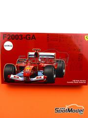フェラーリ F1-90 & F2003-GA ミニカーセット 1:43スケール Ferrari F2003 GA No. 1 Michael Schumacher 2003, Hot Wheels 1