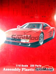 Fujimi: Car scale model kit 1/16 scale - Ferrari Testarossa 
