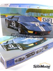Fujimi: Car scale model kit 1/24 scale - Ford GT40 Mk II #2 - 24 Hours Le Mans 1966 image