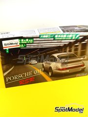 Fujimi: Car scale model kit 1/24 scale - Porsche 911 964 Carrera 3.8 RSR - plastic parts, rubber parts, water slide decals, assembly instructions and painting instructions image