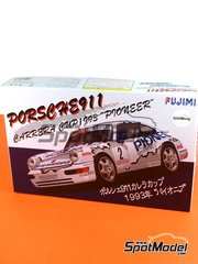 Fujimi: Car scale model kit 1/24 scale - Porsche 911 964 Carrera Cup sponsored by Pioneer #2 - Francois Chatriot (FR) 1993 - plastic model kit image