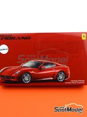 Fujimi: Car scale model kit 1/24 scale - Ferrari 599 GTB Fiorano - photo-etched parts, plastic parts, rubber parts, water slide decals, assembly instructions and painting instructions