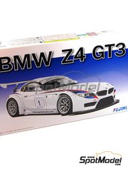 Fujimi: Car scale model kit 1/24 scale - BMW Z4 GT3 #1 - plastic parts, rubber parts, water slide decals, assembly instructions and painting instructions