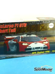 Fujimi: Car scale model kit 1/24 scale - McLaren F1 GTR Short Tail sponsored by Marlboro #6 - Owen Jones (US) + Pierre-Henri Raphanel (FR) + David Brabham (AU) - BPR Global GT Series Zhuhai 1996 - plastic model kit image
