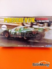 Fujimi: Car scale model kit 1/24 scale - Porsche 917K sponsored by Seiko - Tetsu Ikuzawa (JP) - Fuji Masters 1971 - paint masks, plastic parts, rubber parts, water slide decals, assembly instructions and painting instructions
