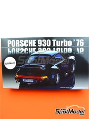 Fujimi: Car scale model kit 1/24 scale - Porsche 930 Turbo 1976 - plastic parts, rubber parts, water slide decals, assembly instructions and painting instructions image