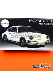 Fujimi: Car scale model kit 1/24 scale - Porsche 911 S Coupe 1969 - plastic parts, rubber parts, water slide decals, assembly instructions and painting instructions image