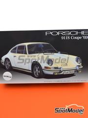 Fujimi: Car scale model kit 1/24 scale - Porsche 911 S Coupe 1969 - plastic parts, rubber parts, water slide decals, assembly instructions and painting instructions