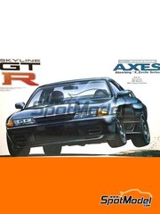 Fujimi: Car scale model kit 1/12 scale - Nissan Skyline GT-R R32 - plastic parts, rubber parts, assembly instructions and painting instructions image