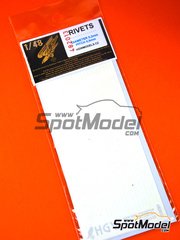 HGW: Rivets - Rivets lines - water slide decals