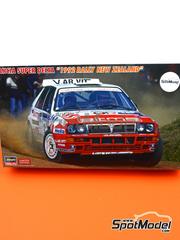 Hasegawa: Car scale model kit 1/24 scale - Lancia Super Delta HF Integrale A.R.T. Team sponsored by Sitma #3 - Piero Liatti (IT) + Luciano Tedeschini (IT) - New Zealand Rally 1992 - photo-etched parts, plastic parts, rubber parts, water slide decals, other materials and assembly instructions
