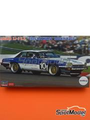 Hasegawa: Car scale model kit 1/24 scale - Jaguar XJ-S H.E. Group A John Goss Racing Team sponsored by Citibank #10 - John Goss (AU) + Bob Muir (AU) - Bathurst 1000 Km 1986 - photo-etched parts, plastic parts, rubber parts, seatbelt fabric, water slide decals, other materials, assembly instructions and painting instructions image
