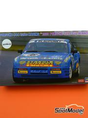 Hasegawa: Car scale model kit 1/24 scale - Porsche 944 Turbo Asch Motor Sport Team sponsored by Druck-Chemie #16 - Roland Asch (DE) - Porsche Turbo Cup Series 1988 - photo-etched parts, plastic parts, rubber parts, water slide decals, other materials, assembly instructions and painting instructions