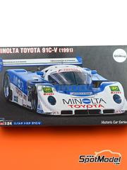 TOYOTA 88C ミニカー 1/24 スケールセット Amazon.com: MDstore Tamiya 1:24 Minolta Toyota 88 CV : Arts