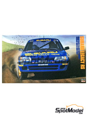 Hasegawa: Car scale model kit 1/24 scale - Subaru Legacy RS 555 Subaru World Rally Team - Colin McRae (GB) + Derek Ringer (GB) - New Zealand Rally, Tour de Corse 1993 - for Shunko Models kit SHK-D337